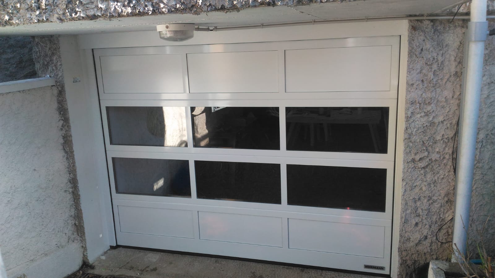Porte garage carde alu